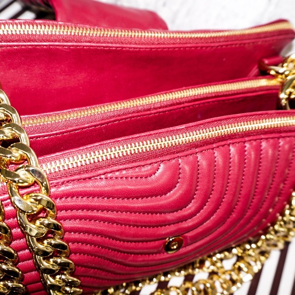 LARGE HENRI BENDEL No.7 Quilted Leopard/ Cheetah - Picture 3 of 4